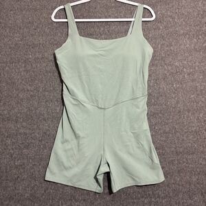 All In Motion Women's Short Bodysuit Workout Green Extra Large